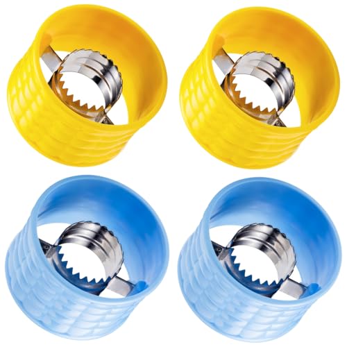 Vestamore 4 Pcs Easy Use Corn Strip Tool, Manual Stainless Steel Kernel Remover For Cooking