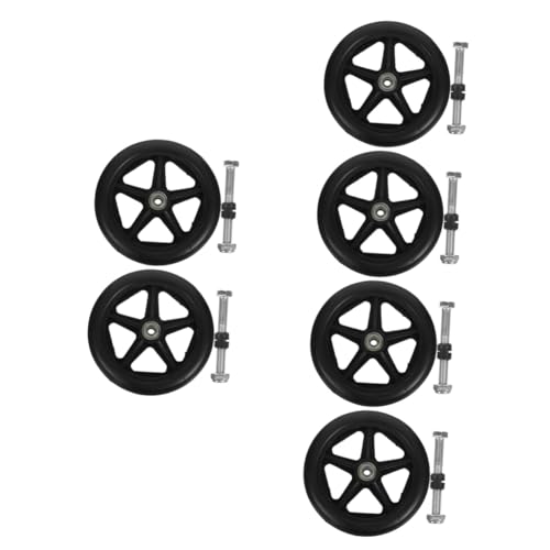 Roue polyvalente pour chariot de jardin Uonlytech kit de remplacement en acier