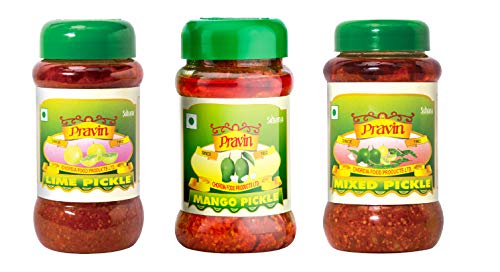 Pravin Pickles Combo of 3 Jar (Mango Pickle 500g, Mix Pickle 500g, Lime Pickle 500g) 1.5 Kg (B08YJTBVBD) Amazon Price History, Amazon Price Tracker