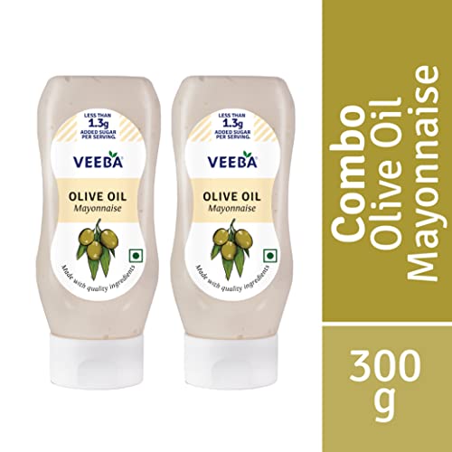 Image of Veeba Olive Oil Mayonnaise, 300 Grams - Pack of 2