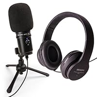 Amazon.co.jp: ZOOM USBコンデンサーマイクセット【マイク+ヘッドホン+