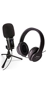 Amazon.co.jp: ZOOM USBコンデンサーマイクセット【マイク+ヘッドホン+