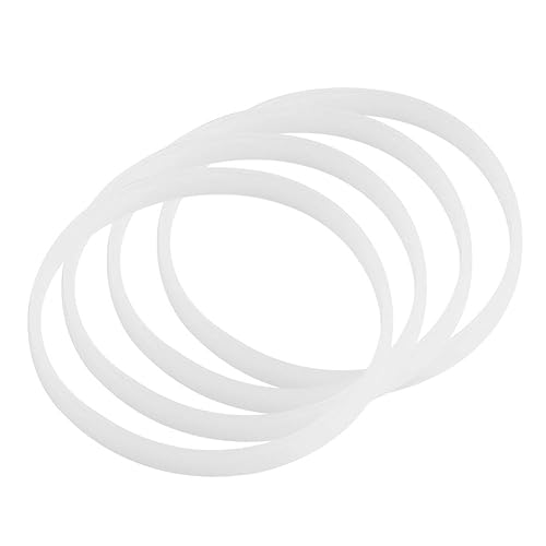 Fdit Junta de repuesto de goma blanca (4 piezas) para licuadora de exprimidores - accesorio