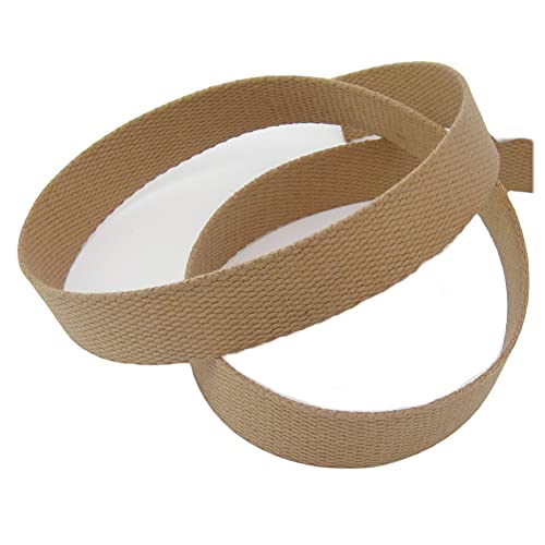 Stephanoise Sangle en coton de 30 mm de large pour sacs, couture, au mètre, 1 mètre (marron) Cover