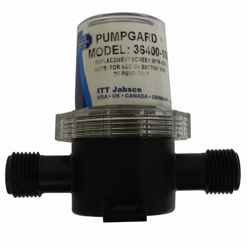 Filtre Jabsco Pumpgard In-Line avec filetages de 1/2 pouce