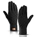 Produktbild Touchscreen Winterhandschuhe, Winter Strick Handschuhe, Warme Fahrradhandschuhe mit Weichem Futter Elastische Manschette, Warme Sports Handschuhe für Texting, Radfahren, Outdoor Aktivitäten