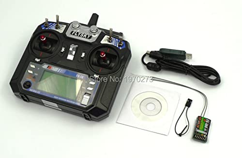 FS-i6 FS I6 2.4G 6ch RC Transmitter w/FS-iA6 Receiver with 22 in 1 USB Flight Simulator Cable for RC Quadcopter Glider