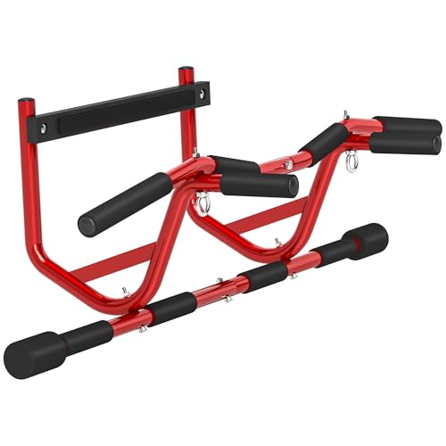 SPORTNOW Barra de Dominadas Multifuncional Barra de Dominadas de ...