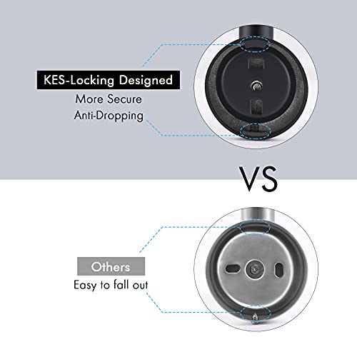 Kes Bathroom Towel Hook Robe Hook Coat Hook Shower Kitchen Wall Hanging Hooks Wall Mount Sus 304 Stainless Steel Matt Black, A2164-Bk #TOP4