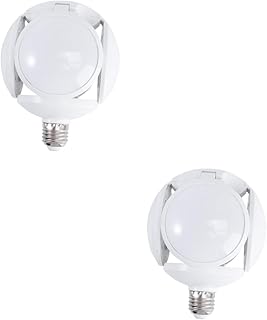 OSALADI 2 Peças LED Luz De Futebol Lâmpadas De Inundação LED Lâmpadas LED Luzes De Oficina Iluminação De Garagem Luzes De Porão Luz De Inundação Luz Dobrável Fornecimento De Garagem Luzes