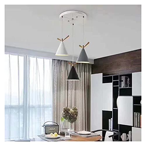 Lustre pendentif scandinave gris macaron pour chambre moderne