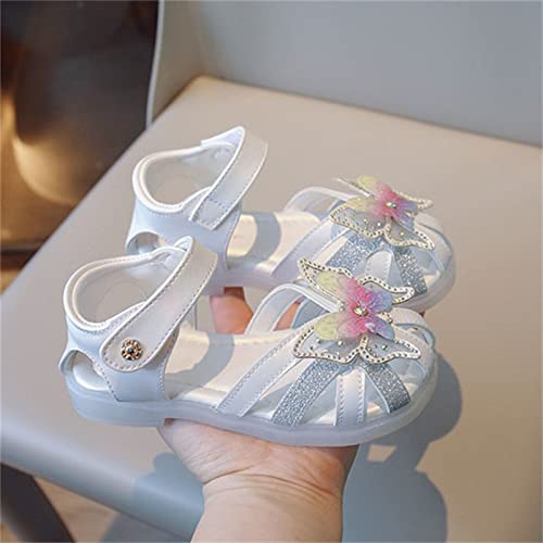 Girls Sandals Toddler Girls 3d Butterfly Print Sandals Summer Outdoor Soft Rubber Sole Beach Water Shoes Big3