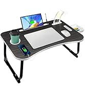 Klapptisch Für Laptop - Tragbar Mit Becherhalter