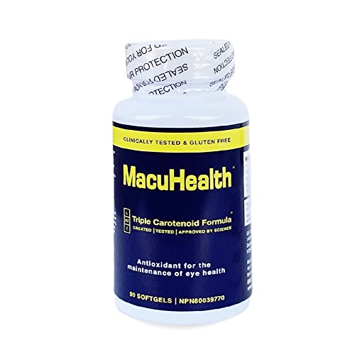 MacuHealth Triple Carotenoid Formula for Adults Eye Vitamins Lutein
