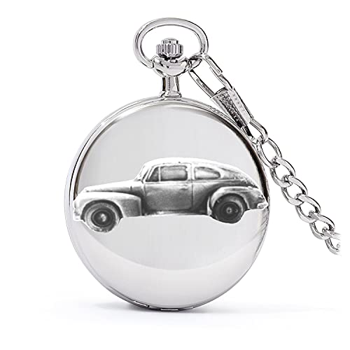Montre gousset rétro PV44 voiture classique suédoise : idée cadeau homme chic