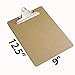 Officemate Recycled Wood Clipboard, Letter Size, 9