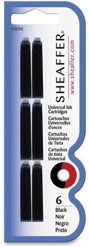 93090SheafferJuego de cartuchos de tinta universalNegro1por cada