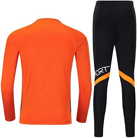 Unisex Kids Adults Sports Clothing Sets Uniform Jerseys Sweatsuits Tracksuit Training Suits Longsleeves 95-195cm 3