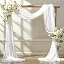 White Drapes Curtain