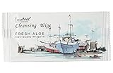 TRAVELWELL Cleansing Wipes Individually Wrapped 500 Count per Package Nartural Fresh Aloe Acohol...