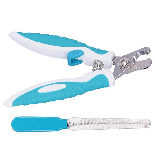 ViaGasaFamido Dog Nail Clippers, Dog Paw Nail Clippers with Non-Slip Handle and Nail File Stainless Steel Blade Pet Nail Trimm for Cat and Dog UniversalSoins des Griffes - Image 7