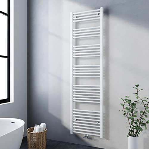 Preisvergleich Produktbild Meykoers Badheizkörper 1800x500mm, Handtuchheizkörper Handtuchtrockner 739 Watt Weiß Bad Heizkörper Bad Mittelanschluss Handtuchwärmer Heizung Radiator