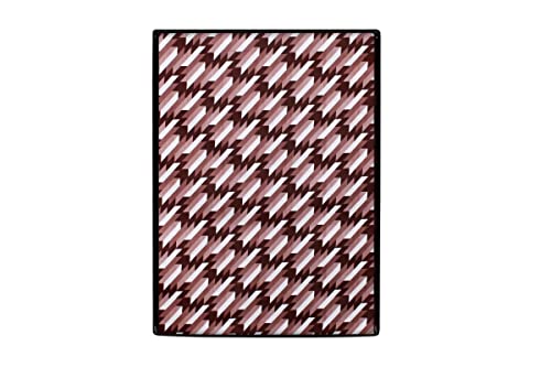 Image of Stylista Washing Machine Cover Compatible for IFB Senator Smart 8 Kg Front-Load Symmetric Pattern Maroon