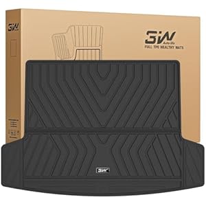 3W Cargo Liner Fit for BMW X1 2024 2023 2025, All Weather TPE Car Floor Liners Custom Fit for 23 24 25 BMW X1 F48 Trunk Mats for X1 Accessories 1) X1 2023-2025 | Cargo Liner