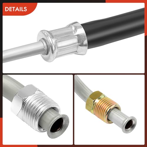 A-Premium APPSK001 Power Steering Valve Cylinder Ram Hose Kit Compatible thumb #8