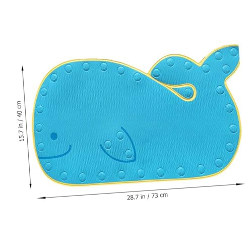 Alfombrilla de baño infantil para ducha con ventosas de ballena en PVC seguro 5