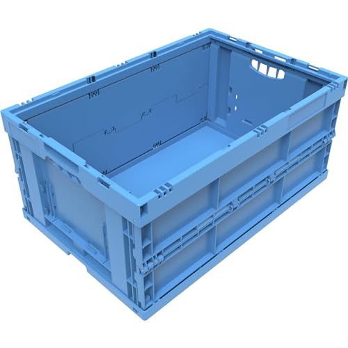 Faltbox aus Polypropylen - Inhalt 54 l - ohne Deckel, blau