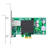GLOTRENDS ST7225 Tarjeta de Red PoE+ con Función AVB/TSN, Puerto LAN RJ45 Ethernet Gigabit, Interfaz PCIE 2.1 X1, Soporte de Perfil Regular y Bajo