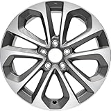 New Wheel 18x8 inch Rim For 2013-2015 Honda Accord Machined Face with Painted Grey Pockets 5 x 4.5 mm10 Spoke