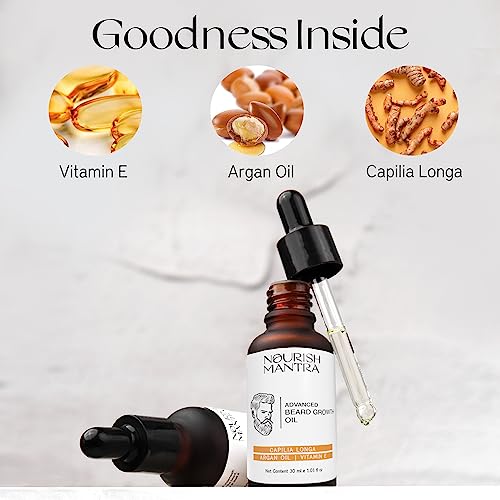 Experience Fuller, Thicker Beards with Our Advanced Beard Growth Oil!