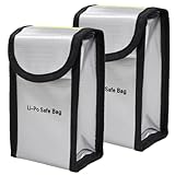 Hodyludy リポバッテリー 耐火ケース 防火袋 電池 防爆 耐熱 耐火袋 LiPo Bag 耐火バッグ リポ セーフティバッグ １個(1)