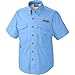 Columbia Youth Boys PFG Bonehead Short Sleeve Shirt, Cotton, Relaxed Fit