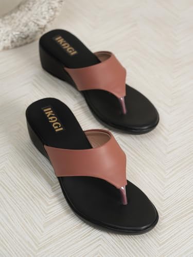 Image of IKAGI Casual & Formal slippers | Stylish chappal for women | Comfortable & Stylish Wedges sandals for women & Girls