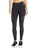 New Balance Women's High Rise Transform Pocket Tight, Black/Black, Small