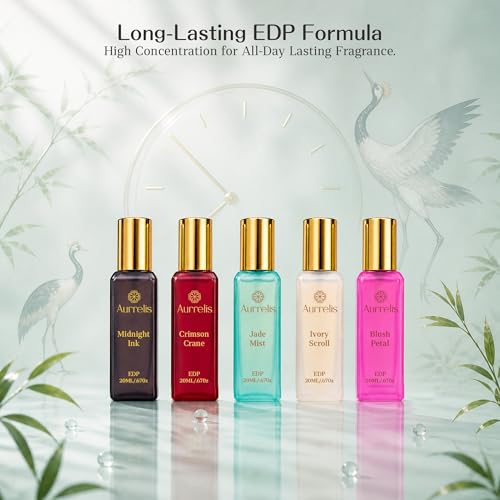 Image of Aurrelis Gongbi Collection Perfume Set (Pack of 5 x 20ml) | Luxury Mini Fragrance Gift Set for Men & Women | Long Lasting Premium Extrait De Parfum Combo (100ml)