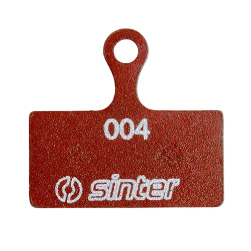 Sinter Disc Brake Pads - 004 Shimano G Red S514 - Single Pair Blister Pack 2022: Red One Size, gris/noir
