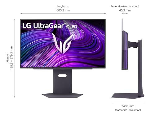 UltraGear OLED 27GX790A Monitor Gaming 27", QHD (2560x1440), OLED, 480Hz, 0,03ms (GtG), G-Sync, FreeSync Premium Pro, HDR True Black 400, HDMI 2.1, DisplayPort 2.1, Nero - Monitor - Immagine 11
