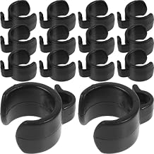 Toyvian 20Pcs Mic Stand Cable Clamp Bracket Cable Clips for Organizing Microphone and Audio Cables on Pole Mounts for Live Streaming and Recording Setup