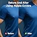 NipEaze - 4pack Value - The Original Transparent Nip Protector - Nipple Chafing Prevention; 62 pairs