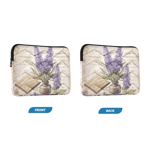 Funda para Laptop Retro Lavanda 13-14 Pulgadas Impermeable miniatura 2