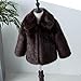 2026 Girls' Winter Coat Fashionable Quilted Top Baby Girl Coat (Coffee, 5-6 Years)