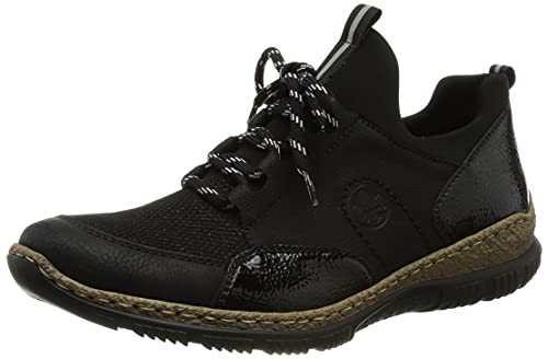 Rieker N3253, Scarpe da Ginnastica Donna, Black