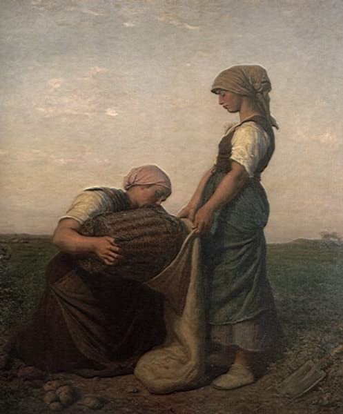 Impression d'affiches Art Reproduction Jules Breton toile haut rendu couleurs 60x90