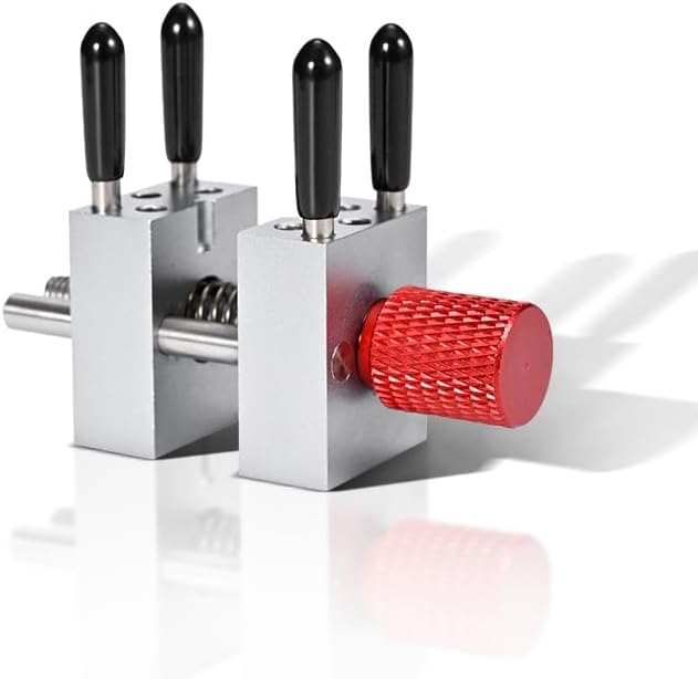 PRO Metal Handy Mini Vise Vice Grip Width 0.78inch - 1.18inch Ajustable For Scale Model Hobby Craft Jewelry, Watch,Electronics (Red)