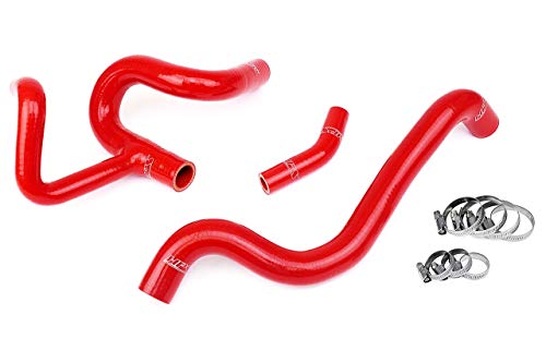 HPS 57-1410-RED Silicone Radiator Hose Kit Coolant
