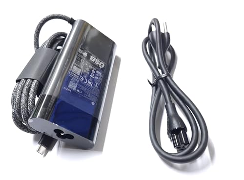 HP 100W USB-C Charger for Spectre Fold 17 x360 16-aa0047nr, Pavilion Plus 14 14-ew1010nr, ZBook Firefly 14 16 G11, TPN-LA31, N57041-001, N56858-001.